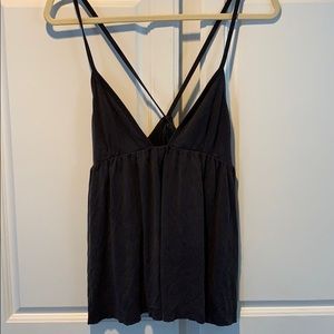 Free people deep v tank top